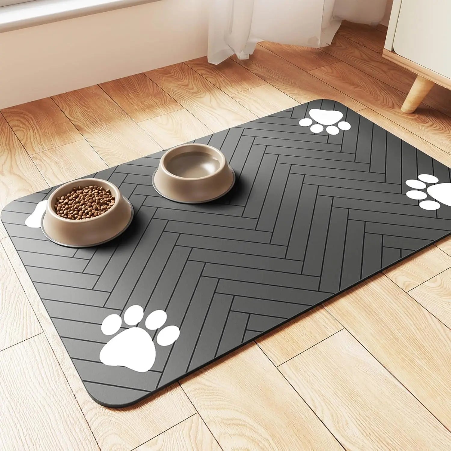 Tapis d'alimentation pour animaux de compagnie